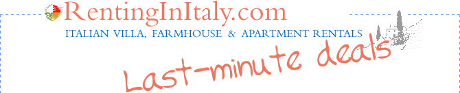 Special offers for Italian vacation accommodation